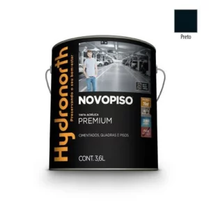 Tinta Novopiso Preto - Galão 3,6 Litros - Hydronorth
