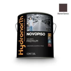 Tinta Novopiso Marrom Barroco - Galão 3,6 Litros - Hydronorth