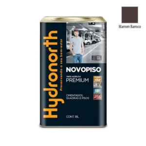 Tinta Novopiso Marrom Barroco - Lata 18 Litros - Hydronorth
