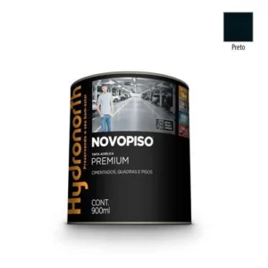 Tinta Novopiso Preto - 900ml - Hydronorth