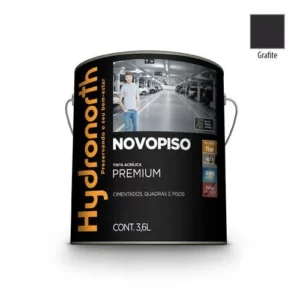 Tinta Novopiso Grafite - Galão 3,6 Litros - Hydronorth