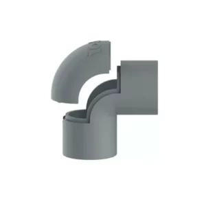 Conector Curvo B 3/4" Cinza - Inpol