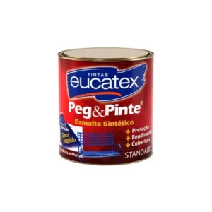 Tinta Standard Peg e Pinte Esmalte Preto - 900ml - Eucatex
