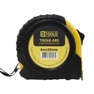 Trena Abs com Borracha 8m X 25mm - Dtools
