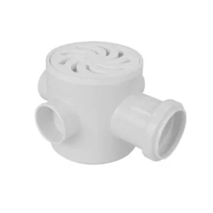 Caixa Sifonada  Redonda - 3 Entradas Nº64 - 100 X 100 X 50mm - Amanco