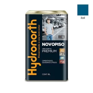 Tinta Novopiso Azul - Lata 18 Litros - Hydronorth