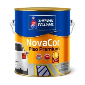 Tinta Novacor Piso Premium Vermelho - Galão 3,6 Litros - Sw