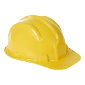 Capacete com Carneira Amarelo - Plastcor