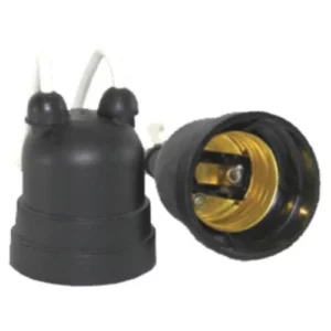 Soquete com Rabicho Nylon Preto - Mectronic