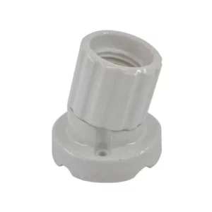 Soquete Curvo 45° de Louça - Foxlux