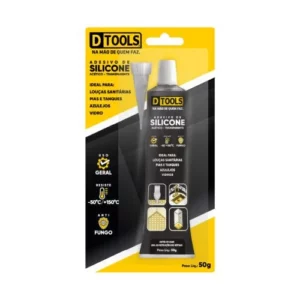 Silicone Incolor 50 Gramas com Blister - Dtools