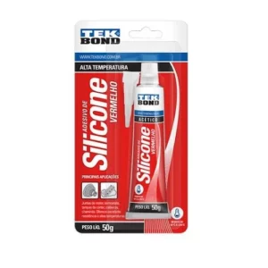 Silicone Alta Temperatura Vermelho 50 Gramas - Tekbond