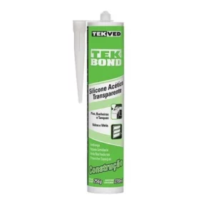 Silicone Multiuso Transparente Construção 256 Gramas - Tekbond
