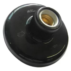 Soquete Plafon Preto - Mectronic