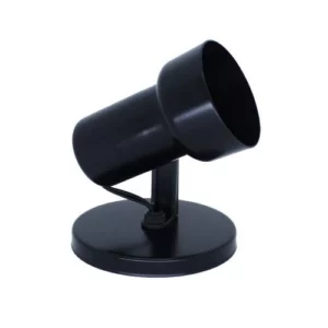Spot Caneca 1 Lâmpada em Pvc - Preto - Opl