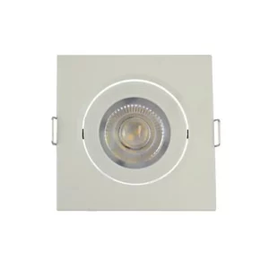 Spot Led Quadrado 3 Watts - 3000k Bivolt - Foxlux