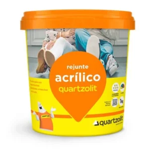 Rejunte Acrílico Preto Grafite 1kg - Quartzolit