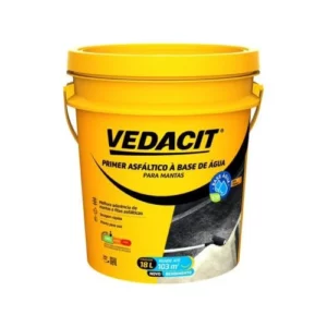 Primer Asfáltico Base água Balde 18 Litros - Vedacit