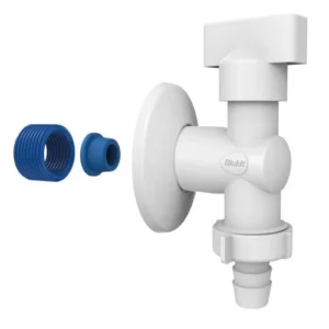 Registro Esfera 1/2'' Branco 1/4 Volta - Blukit