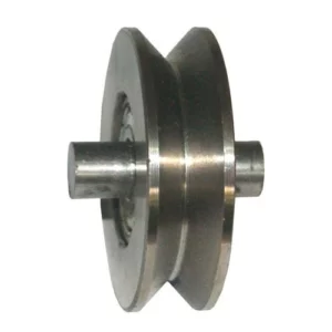 Roldana Ferro Maciça  80mm Tipo V (cantoneira) C/ Pino - Ferrosul