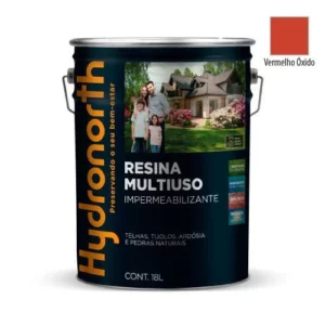 Resina Solventecolor Multiuso Vermelho óxido - Balde 18 Litros - Hydronorth