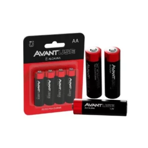 Pilha Alcalina Aa Pequena (c/4un) Avant