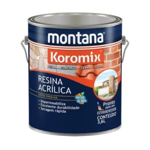 Resina Acrilica Incolor Montana 900ml - Montana