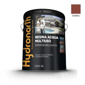 Resina Acqua Color Multiuso Cerâmica Telha - Balde 18 Litros - Hydronorth