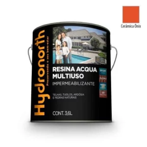 Resina Acqua Color Multiuso Cerâmica Onix - Galão 3,6 Litros - Hydronorth