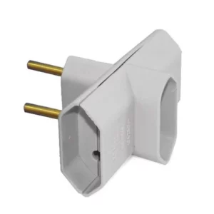 Pino Três Saídas 2p 10a Cinza - Mectronic