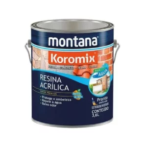 Resina Acrilica Base D'agua Branca Montana 3,6 Litros - Montana