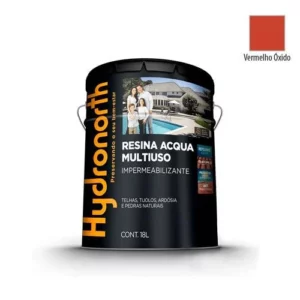 Resina Acqua Color Multiuso Vermelho óxido - Balde 18 Litros - Hydronorth