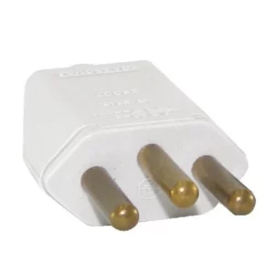 Pino Macho 3p 20a com Presa Cabo Branco - Mectronic