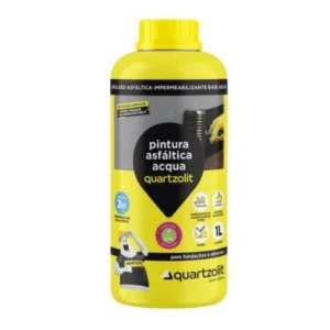 Pintura Asfáltica 1 Litro Acqua - Quartzolit