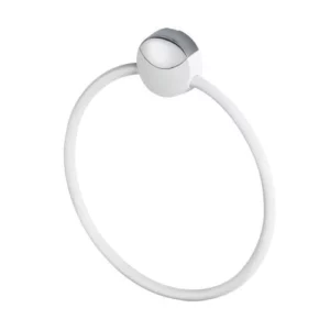 Porta Toalha Lavello Branco/cromado - Herc