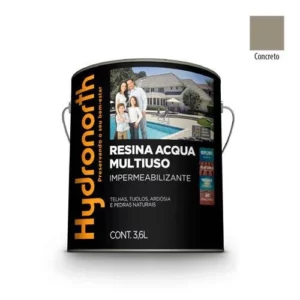 Resina Acqua Color Multiuso Concreto - Galão 3,6 Litros - Hydronorth