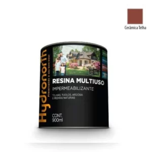 Resina Solvente Color Multiuso Cerâmica Telha - Galão 3,6 Litros - Hydronorth