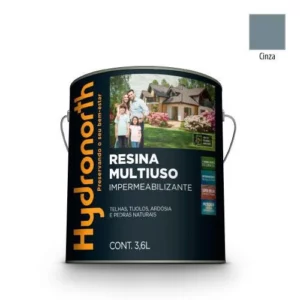 Resina Solvente Color Multiuso Cinza - Galão 3,6 Litros - Hydronorth