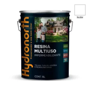 Resina Solvente Multiuso Incolor - Balde 18 Litros - Hydronorth