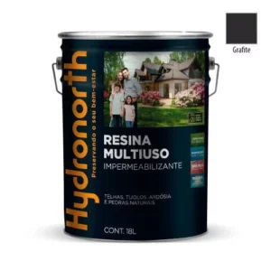 Resina Solventecolor Multiuso Gráfite Universal - Balde 18 Litros - Hydronorth