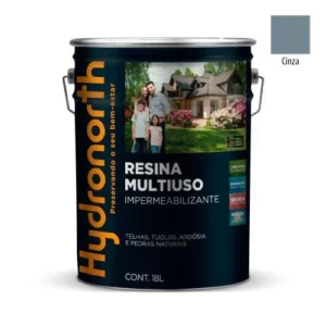 Resina Solvente Color Multiuso Cinza - Balde 18 Litros - Hydronorth