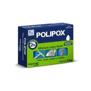 Massa Epóxi Polyepox 50 Gramas - Pulvitec