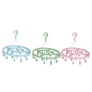 Mini-varal Redondo com 24 Prendedores - Mor