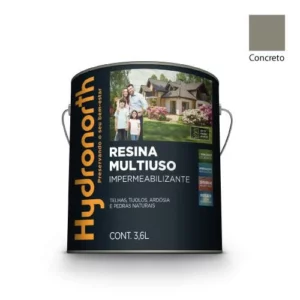 Resina Solvente Color Multuso Concreto - Galão 3,6 Litros - Hydronorth