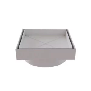 Ralo Smart Invisível Sifonado 15x15cm Branco  Estrela