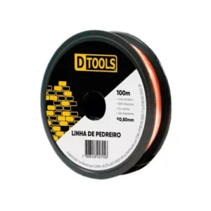 Linha para Pedreiro 0,80mm Laranja - Dtools