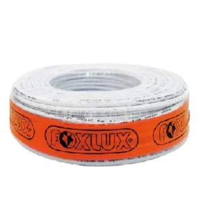 Fio Cabo Coaxial Rg6 95% 100 Metros - Foxlux