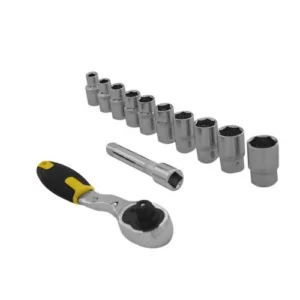 Jogo de Soquete 1/2'' (12 Peças) Cromo Vanádio - Dtools