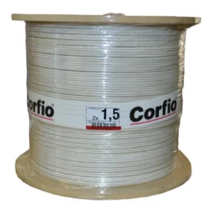 Fio ''paralelo'' 2 X 1,5mm - Bobina com 500 Metros - Corfio