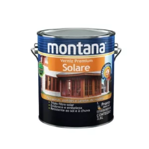Verniz Solare Mogno Alto Brilho - Galão 3,6 Litros - Montana